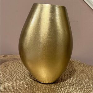 West Elm Organic Metal Vase, Medium